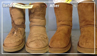 how to clean oil off uggs